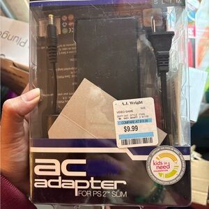 AC Adapter for PS2 Slim - Black